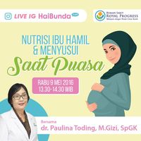 Persiapan Puasa untuk Ibu Hamil dan Menyusui/