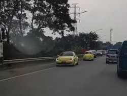 Bikin Heboh, Mobil Lawan Arus di Jalan Tol Jagorawi