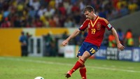 Nacho Monreal terakhir kali bermain untuk Spanyol pada 2013 di Piala Konfederasi. Tak cuma kalah bersaing dengan Jordi Alba, Monreal bahkan juga kalah dari Marcos Alonso untuk posisi pelapis bek kiri. (Getty Images/Ronald Martinez)