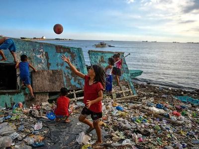 Potret Kehidupan Warga Filipina Hidup Dalam Sampah