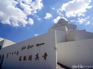 Foto: Masjid Cantik di Perbatasan China-Mongolia Foto: Masjid Cantik di Perbatasan China-Mongolia