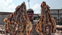 Melihat Pemotongan dan Penjemuran Ikan Hiu