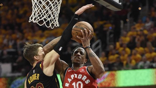 DeMar DeRozan dan kawan-kawan harus menelan kekecewaan karena kalah 0-4 dari Cleveland Cavaliers.