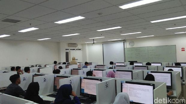 Pelaksanaan SBMPTN 2019.