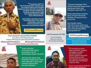 Viral, 4 Dosen di Surabaya Tolak Pembubaran HTI