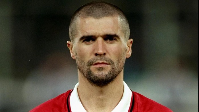 23 Nov 1999:  Portrait of Roy Keane of Manchester United lining up for the UEFA Champions League Group B match against Fiorentina at the Artemio Franchi Stadium in Florence, Italy. Fiorentina won 2-0.  Mandatory Credit: Alex Livesey /Allsport