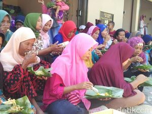 Ketika 2.018 Bungkus Mides Disantap Bersama Ribuan Warga di Bantul