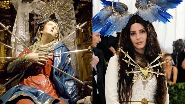 10 Gaya Seleb di Met Gala yang Jadi Kontroversi karena Tiru Ikon Religi