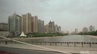 Foto: Kota Jalur Sutra di Gurun Pasir China