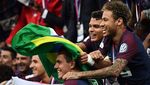 Neymar Kembali, Langsung Angkat Trofi di PSG