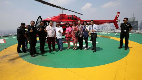 BNI Layani Nasabahnya dengan Helikopter