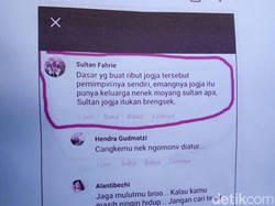 Akun Medsos Penista Sultan HB X Dilaporkan ke Polisi