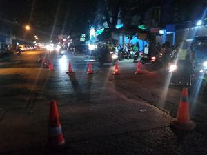 Akses Masih Ditutup, Situasi di Kawasan Menuju Mako Brimob Sepi Akses Masih Ditutup, Situasi di Kawasan Menuju Mako Brimob Sepi