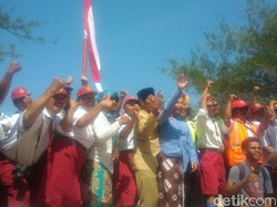 Begini Cara Warga Gunungkidul Protes Investor yang Mau Gusur