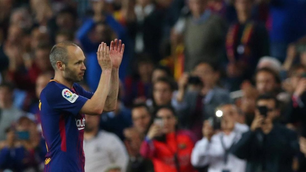 Andres Iniesta meninggalkan Barcelona di akhir musim. (Foto: Albert Gea/REUTERS)
