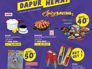 Diskon 50% Alat Dapur di Transmart Carrefour
