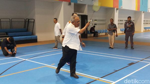 Jajal Training Facility GBK, Menteri PUPR Main Badminton