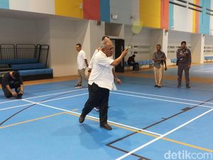 Jajal Training Facility GBK, Menteri PUPR Main Badminton