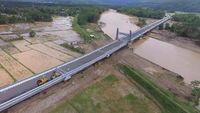 Megahnya 2 Jembatan di Pantai Selatan Jawa