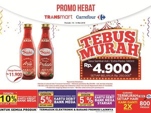Liburan, Tebus Murah Kebutuhan Keluarga di Transmart Carrefour