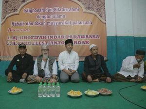 Libur Kampanye, Emil Dardak Silaturahmi ke Ulama Pasuruan