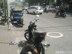 Hujan Abu Vulkanik Merapi Sampai di Kota Yogyakarta