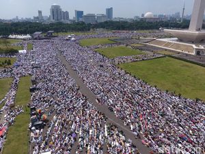 Potret Aksi Bela Palestina dari Lensa Drone