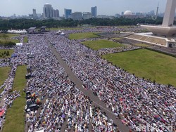 Potret Aksi Bela Palestina dari Lensa Drone