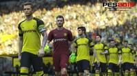 Sejauh ini yang sudah diumumkan adalah Liverpool, Barcelona, Borusia Dortmund. (Pro Evolution Soccer)