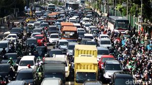 Foto: Ada Aksi Bela Palestina, Lalin Sekitar Monas Macet