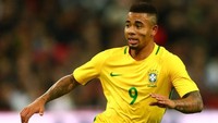 Gabriel Jesus juga diandalkan Brasil di lini serang. Dengan Neymar yang belum pulih total dari cederanya, Jesus berpeluang besar jadi sumber gol Selecao di Rusia nanti. Apalagi produktivitas dalam dua musim terakhir begitu oke. (Clive Rose/Getty Images)