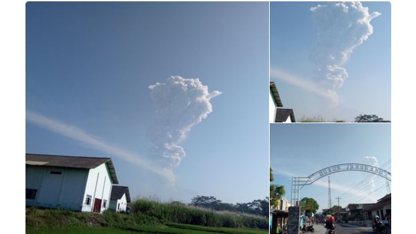 Foto-foto Letusan Merapi yang Diabadikan Netizen