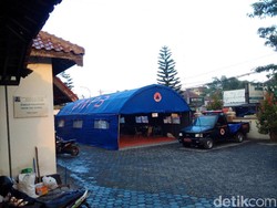 Pasca Erupsi Merapi, Hujan Guyur Wilayah Pakem Sleman Sore Ini