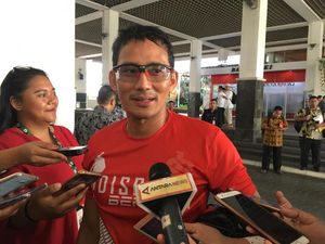 Sandi Tepis Argumen Anggota Gerindra Kontra Penjualan Saham Bir Sandi Tepis Argumen Anggota Gerindra Kontra Penjualan Saham Bir