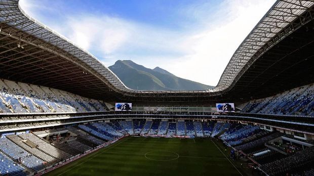 Stadion BBVA Bancomer markas dari klub Meksiko, CF Monterrey. (