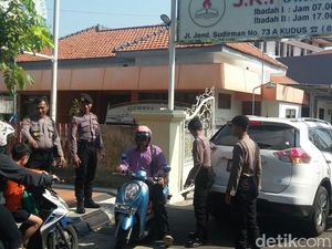 Teror Bom di Surabaya, Polres Kudus Perketat Pengamanan Gereja