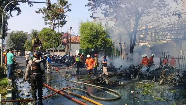 Korban Tewas Teror Bom di Surabaya Jadi 8 Orang  Update 