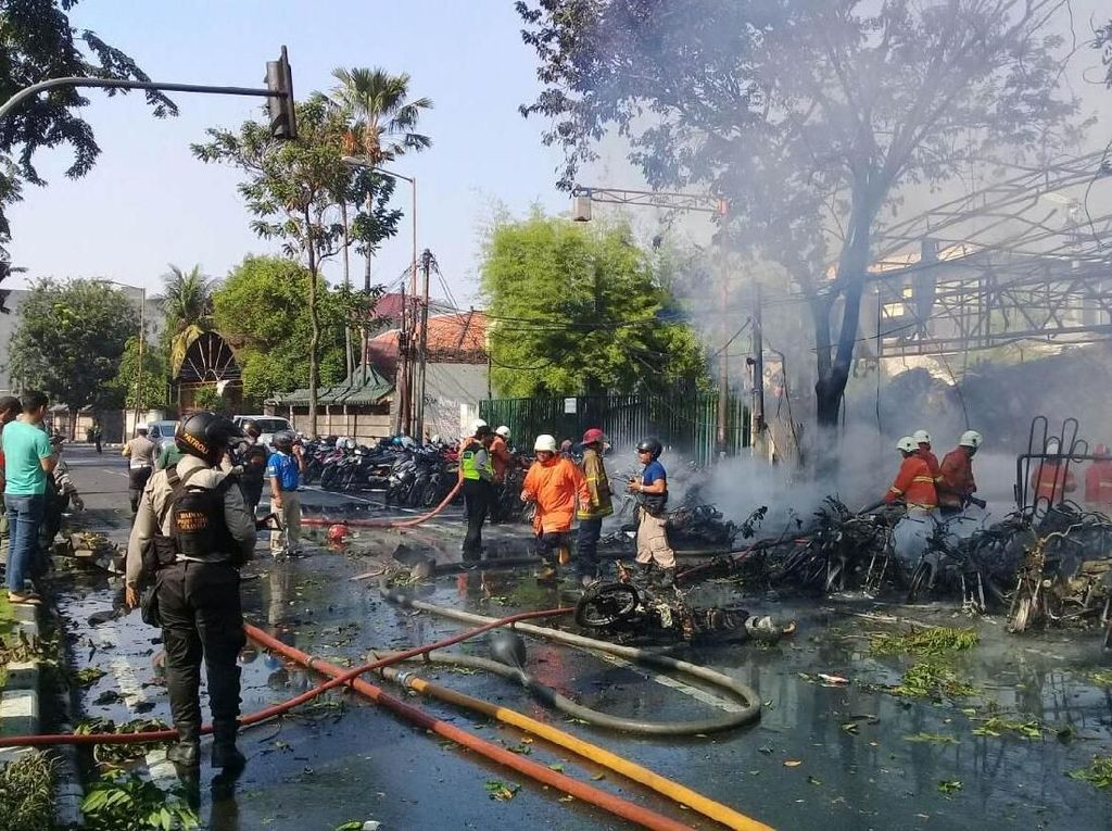 Korban Tewas Teror Bom di Surabaya Jadi 8 Orang