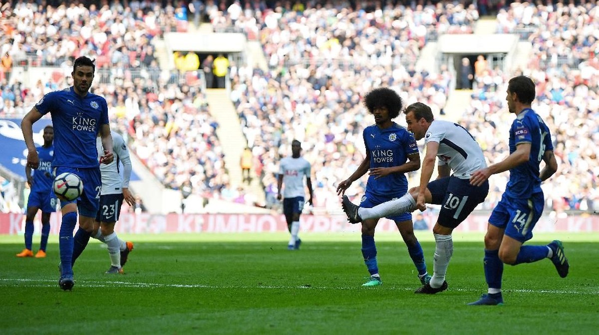 Link live streaming Tottenham vs Leicester. (Foto: Dylan Martinez/Reuters)