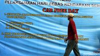 Spanduk Imbauan Pergub Mejeng di CFD