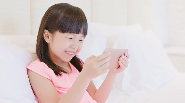 Ilustrasi gadget untuk anak