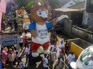 Meriahnya Kampung Piala Dunia di Kadudampit Sukabumi