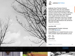 Prabowo Kutuk Keras Teror Bom Gereja di Surabaya