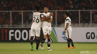Madura United sudah membonol gawang Persija Jakarta pada menit keempat. Fabiano yang mencatatkan namanya di papan skor. (Foto: Rifkianto Nugroho/detikcom)