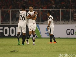 Madura United sudah membonol gawang Persija Jakarta pada menit keempat. Fabiano yang mencatatkan namanya di papan skor. (Foto: Rifkianto Nugroho/detikcom)