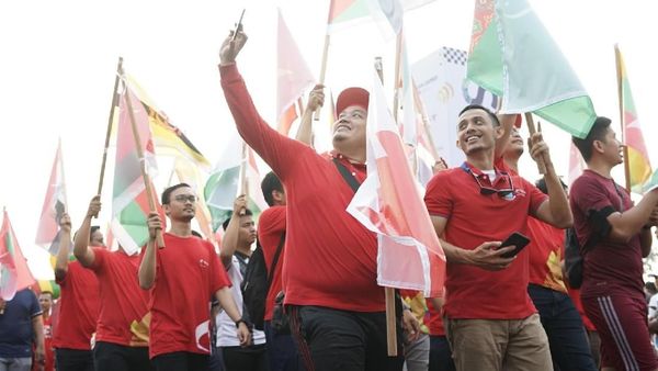 Telkomsel Ikut Meriahkan Parade Asian Games 2018