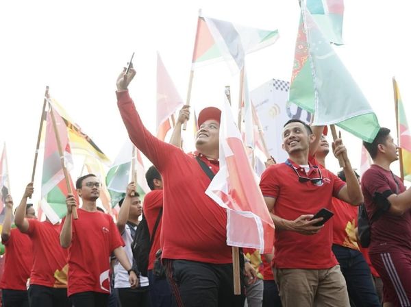 Telkomsel Ikut Meriahkan Parade Asian Games 2018