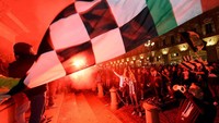 Gelar ini didapatkan hanya empat hari setelah Juventus merebut gelar juara Coppa Italia, yang artinya mereka mengakhiri musim dengan double winner. (Foto: Massimo Pinca/REUTERS)