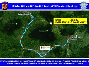 Hindari Jalur Puncak, Ada Pawai Obor Mulai Pukul 19.00 WIB Hindari Jalur Puncak, Ada Pawai Obor Mulai Pukul 19.00 WIB