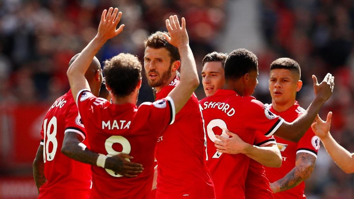 Para pemain Manchester United diminta bisa menghibur fans. (Foto: Jason Cairnduff /Action Images via Reuters)